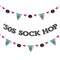 Big Dot of Happiness 50's Sock Hop - 1950s Rock N Roll Party Letter Banner Decoration - 36 Banner Cutouts and 50s Sock Hop Banner Letters